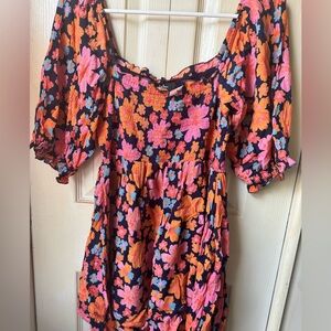 Lulus floral mini dress